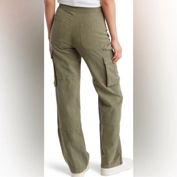 NWT Industry Republic Cargo Pants Lyocell Linen
Cotton Straight Leg Women's Sz10 - Picture 3 of 17